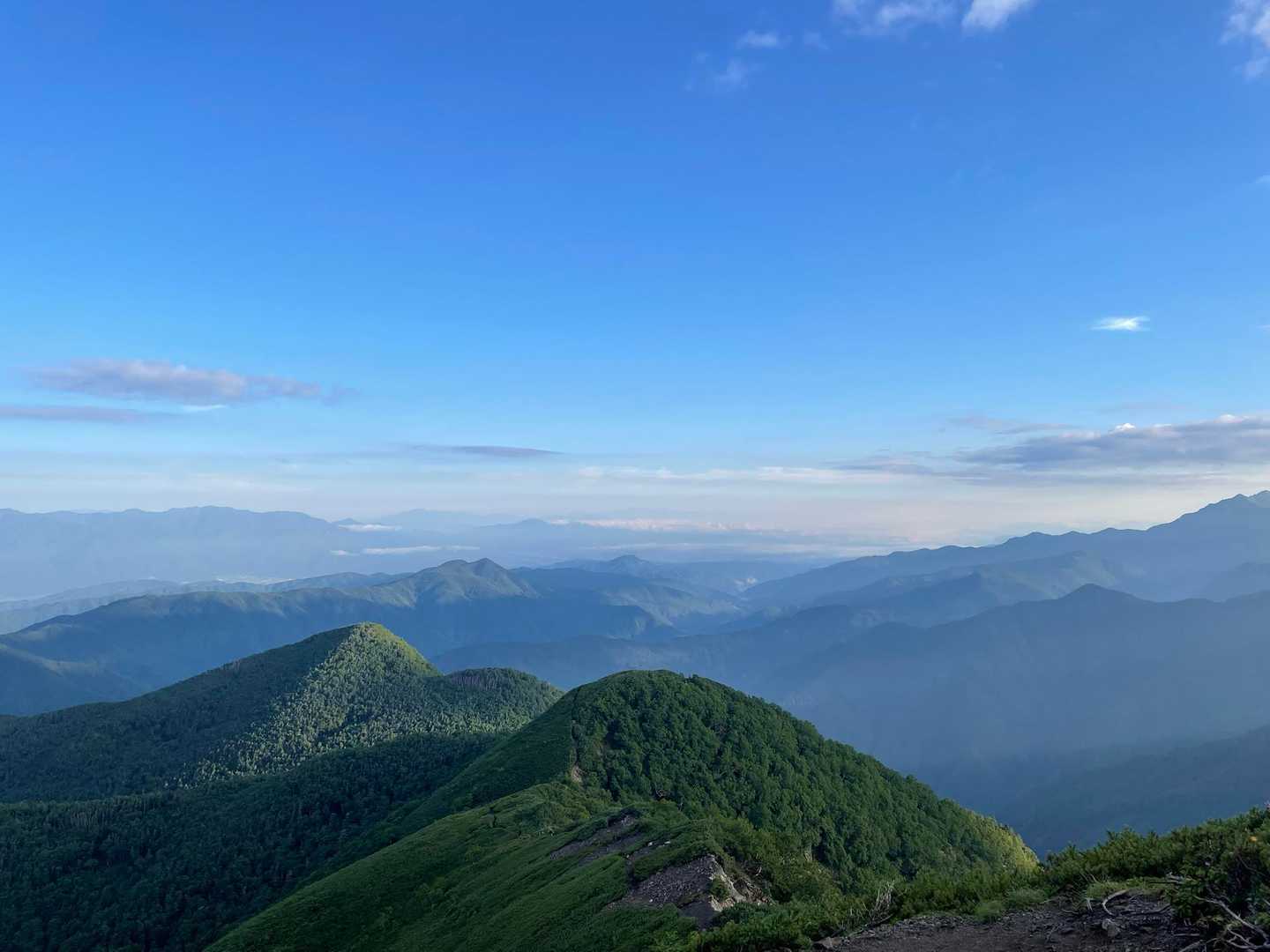 越路バス停-鳥倉登山口-三伏峠-三伏山-本谷山-塩見岳-塩 往復コースの写真