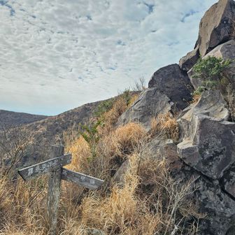 二子石から下山します☺️