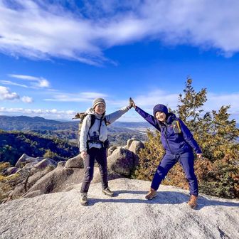 これからも　健康で山へいこうね！