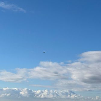 伊丹空港からテイクオフしたての飛行機🛫