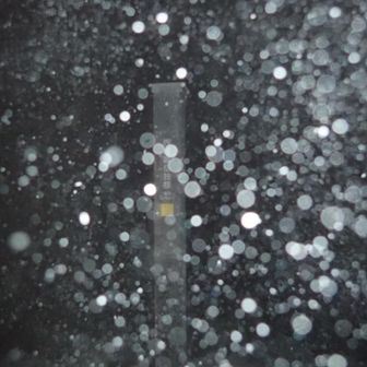 気温-12℃ 風速10m。 もやは何が何だかわからない状態