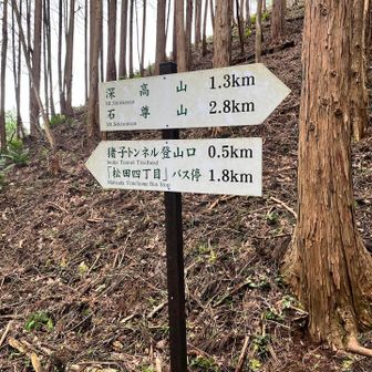 猪子峠の道標