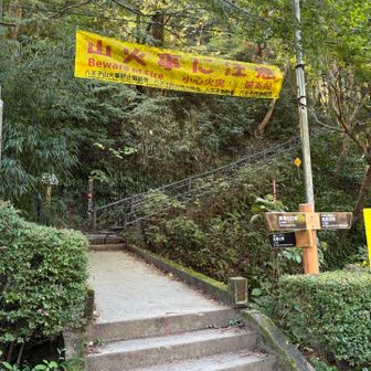 友人は稲荷山コース初体験