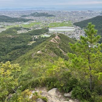 馬の背ルートから下山します
