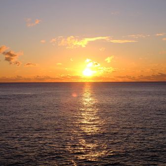太陽のエネルギーを浴びてあたたかくなる