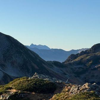 槍も綺麗に見えました⛰️
