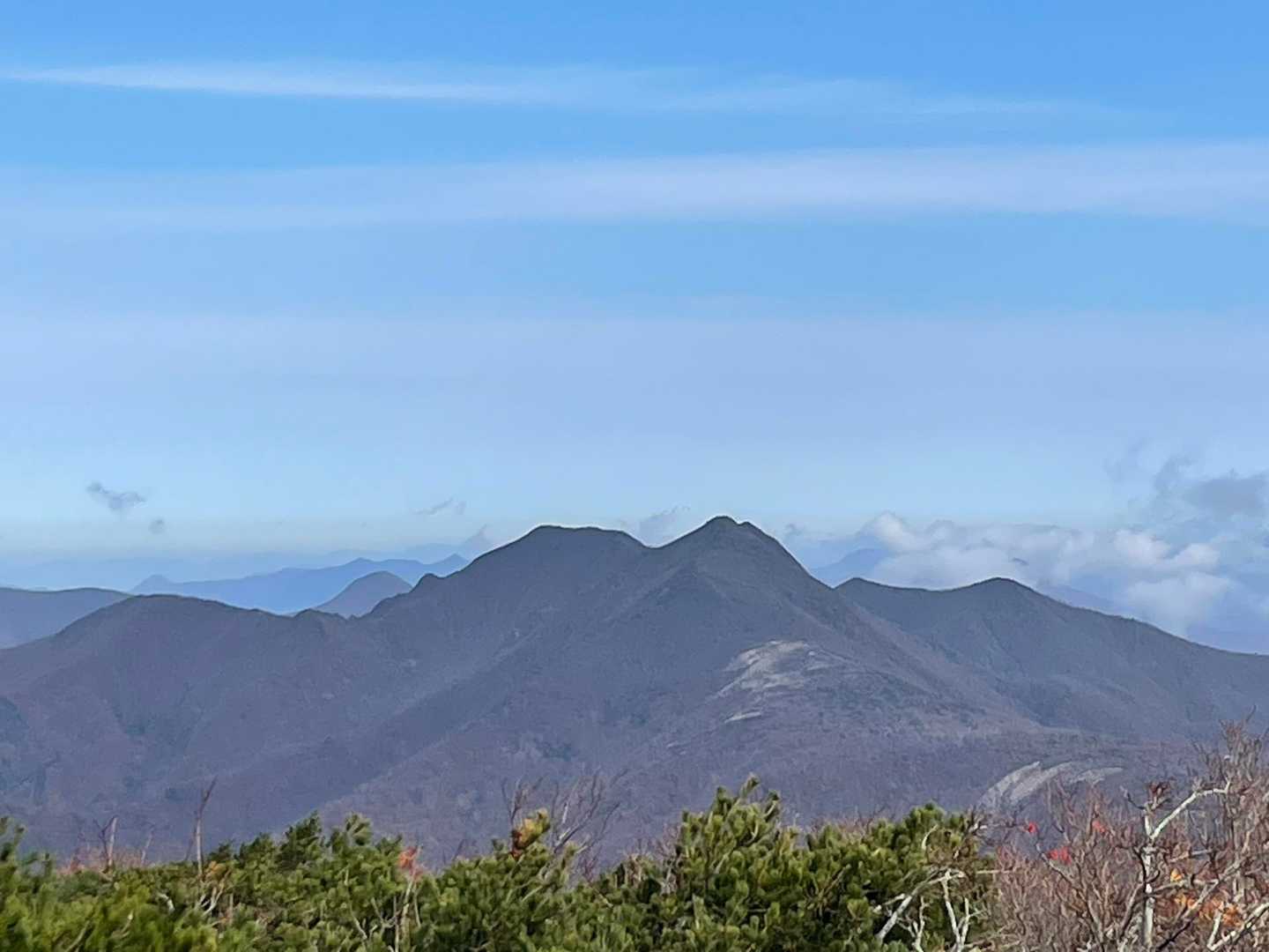 名号峰 往復コースの写真