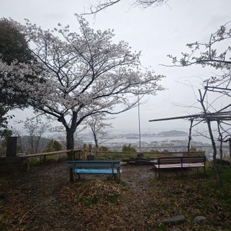 山頂広場。
雨降ってなかったら　もっとよかったんだろうなぁ😓
