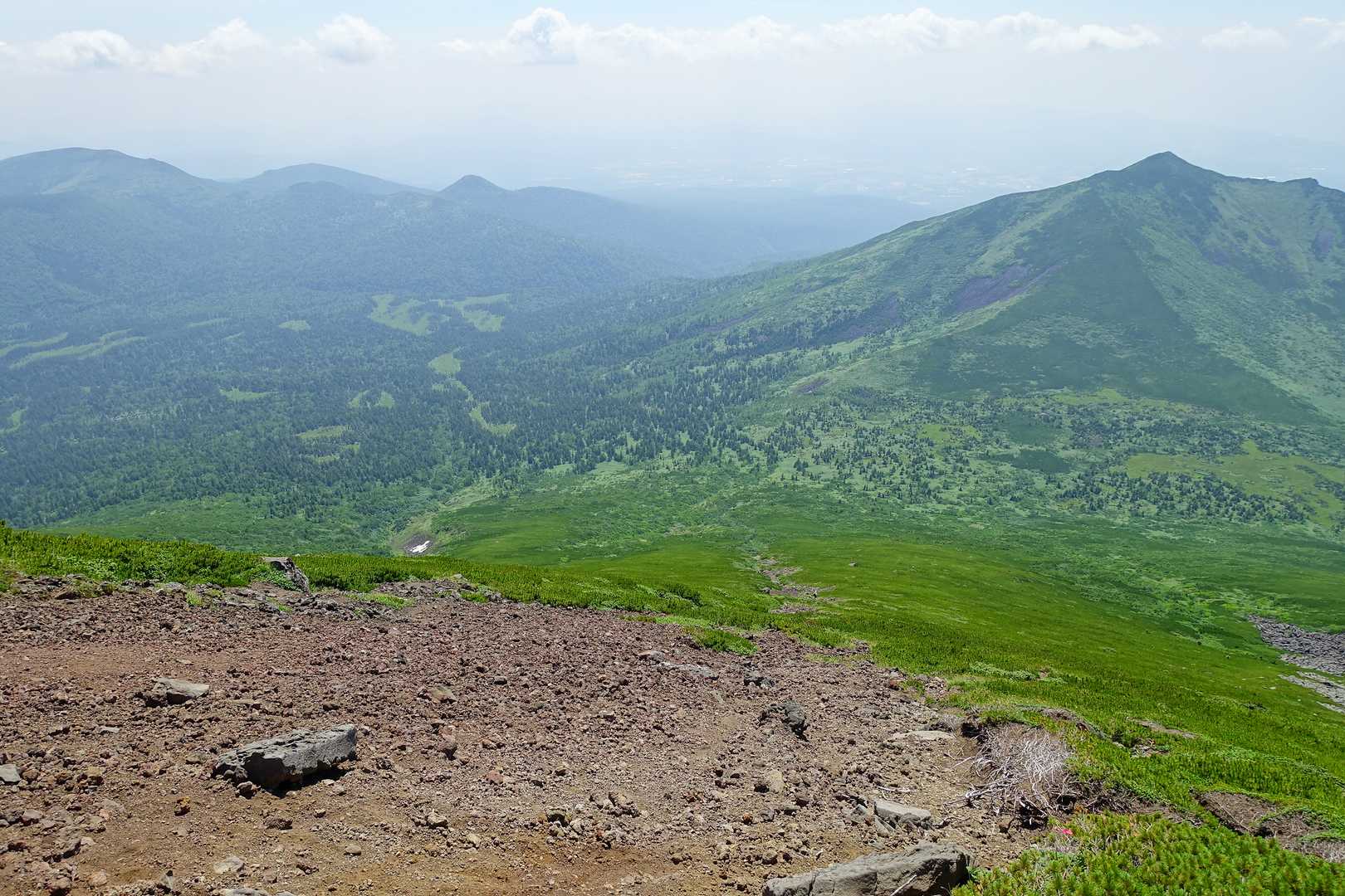 滑る 長い つらい下山