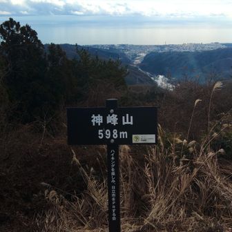 神峰山も久しぶりに登頂。