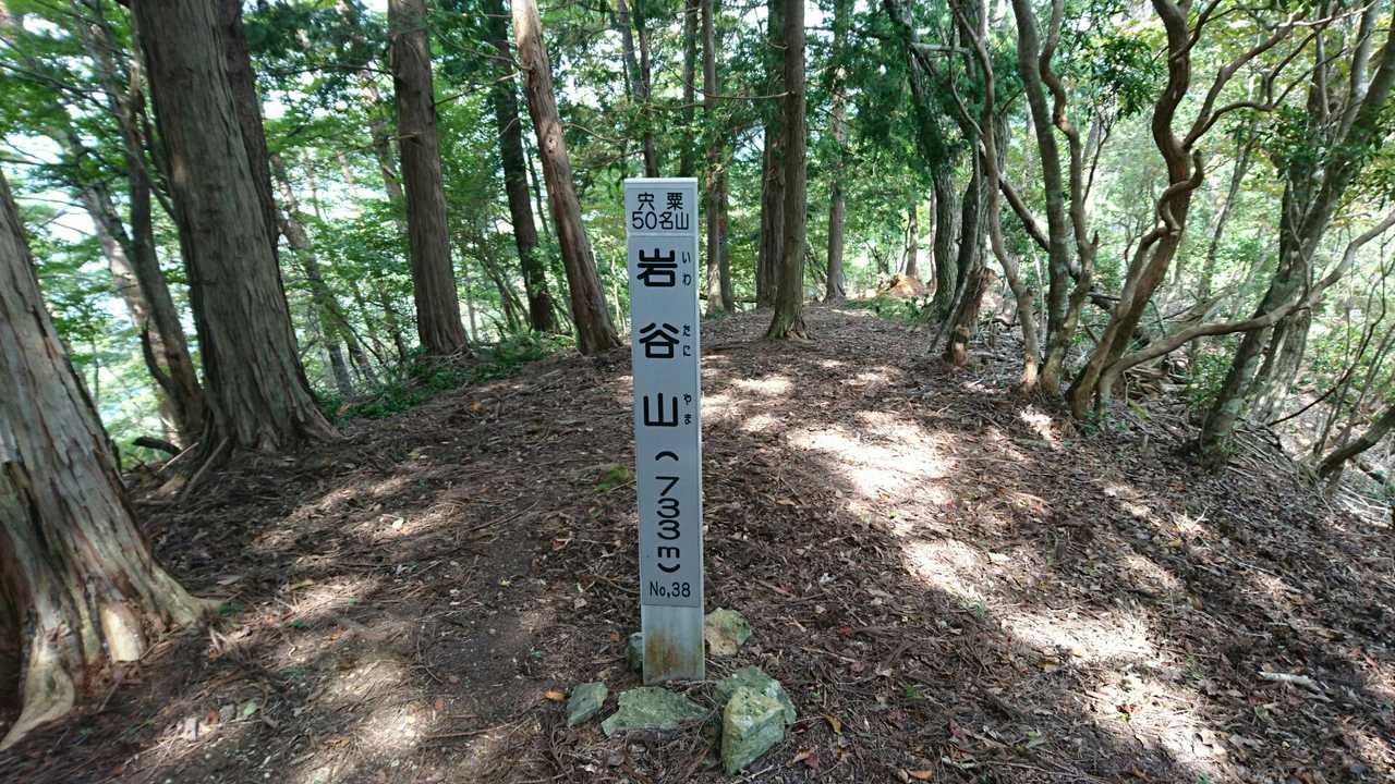 やっと岩谷山
50名山
展望なし💦