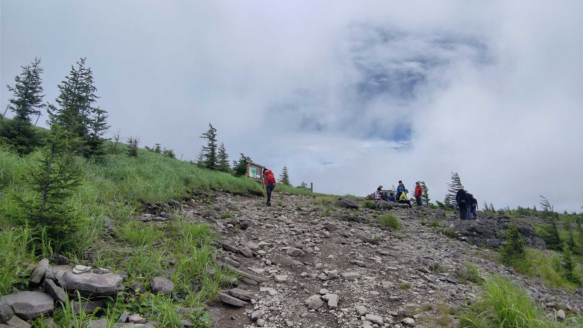100曲がりコース登山口-美ヶ原-ダテ河原コース登山口 周回コースの写真
