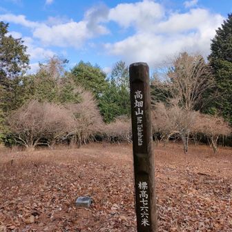 高畑山　
三等三角点『金沢』