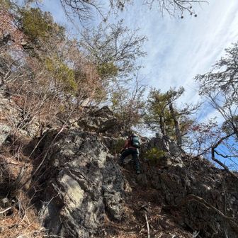 キリンテの頭へ最後の急登