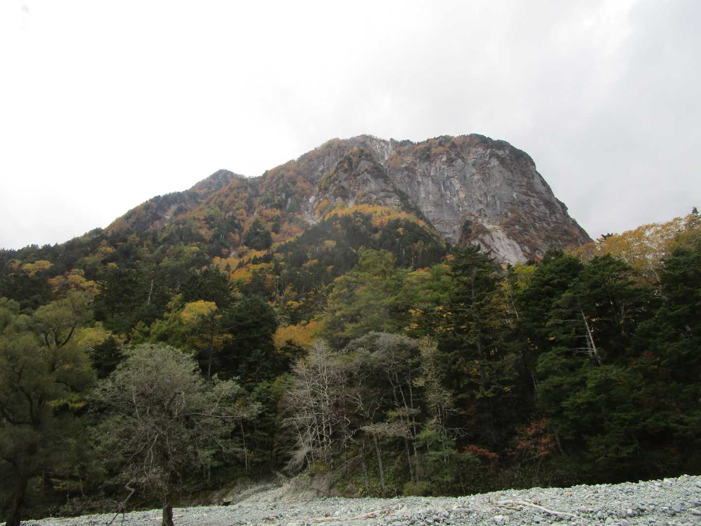 上高地バス停-河童橋-小梨平-槍見河原-赤沢岩小屋-天狗池 往復コースの写真