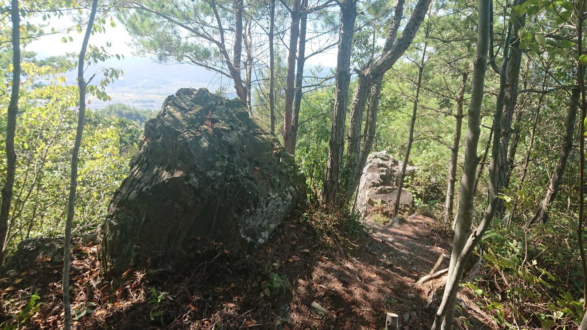 岩の有る展望所に出ました
