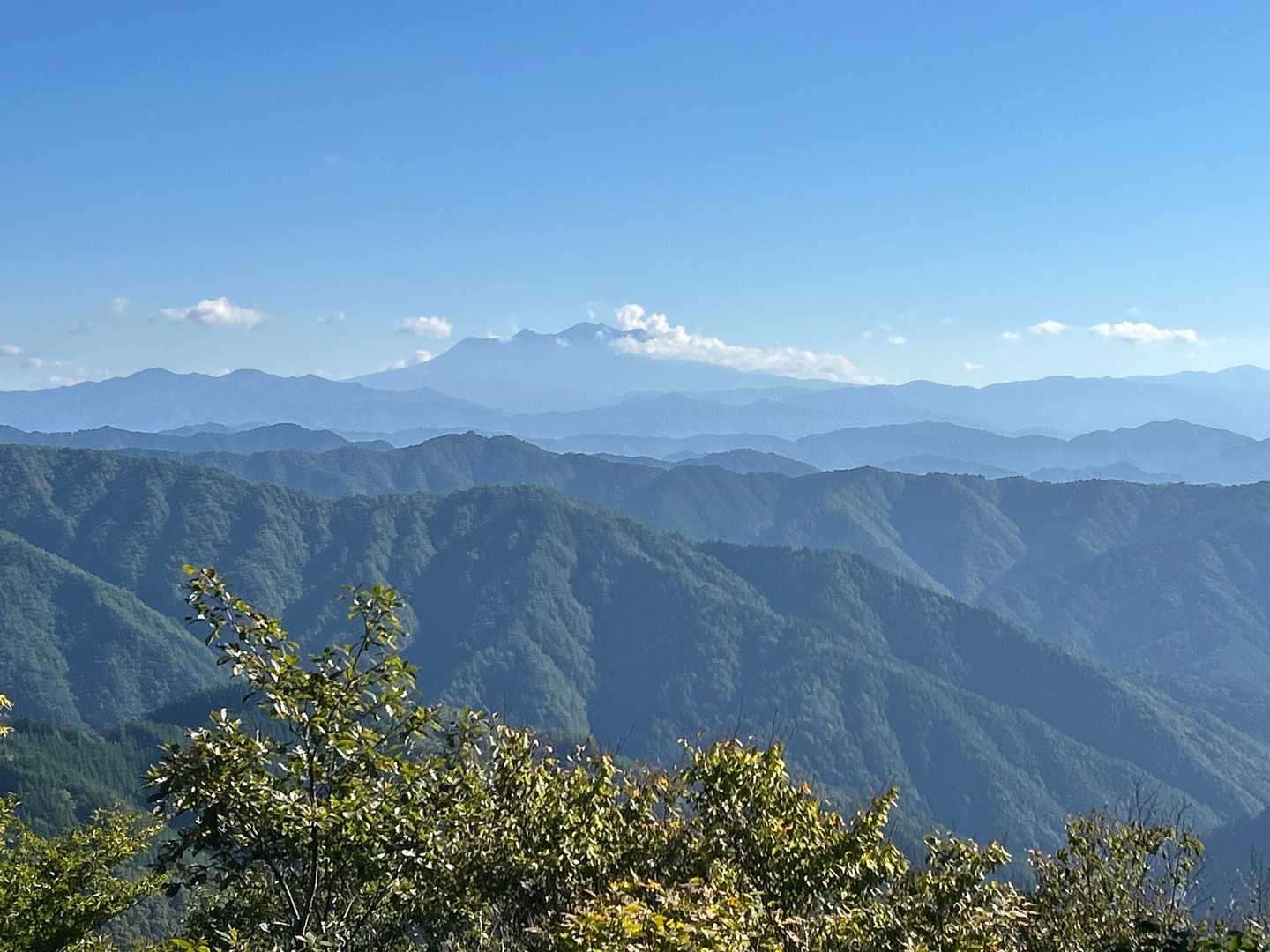 御嶽山見えました✨唯一の眺望