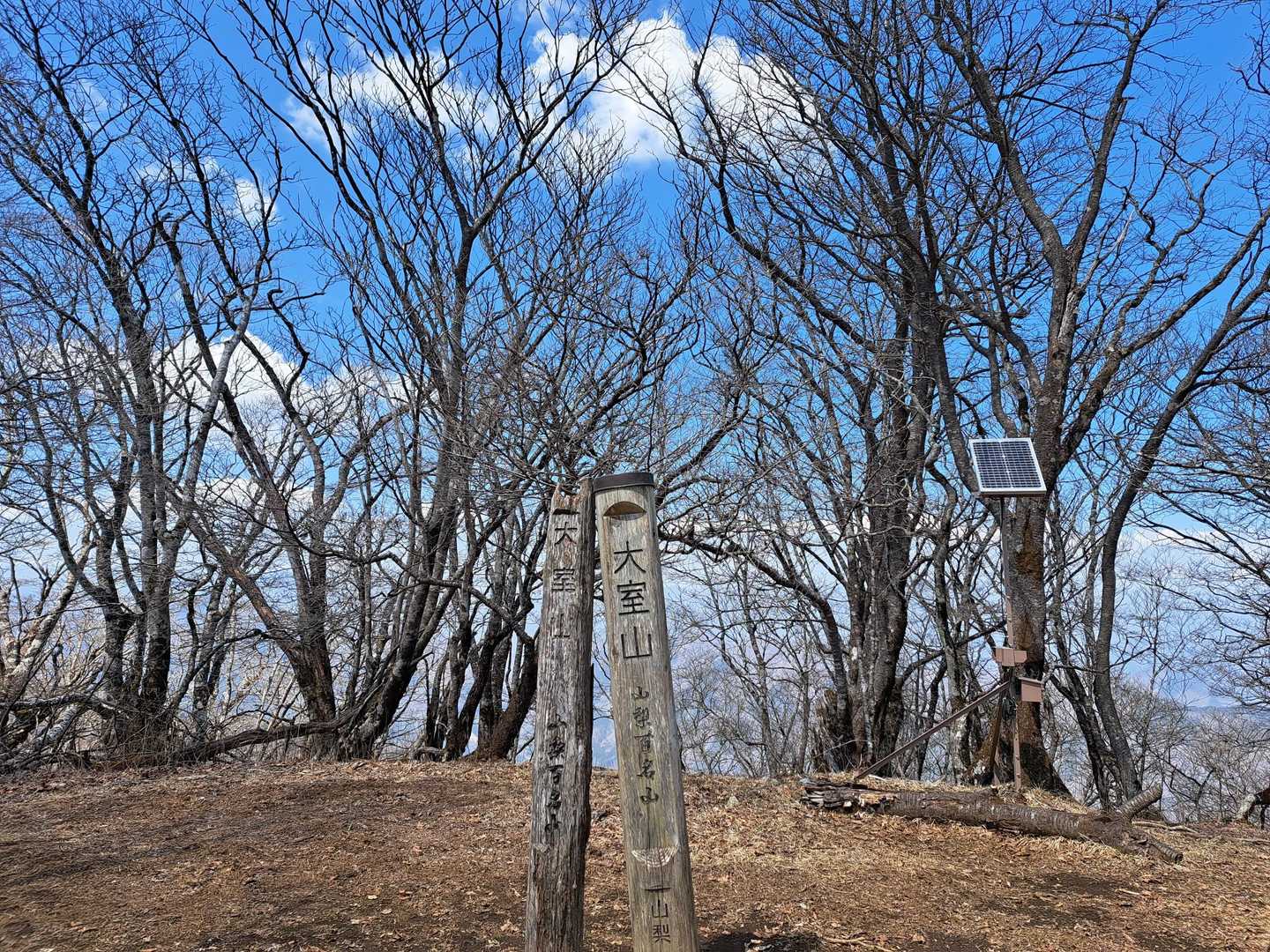 大室山山頂（山梨）