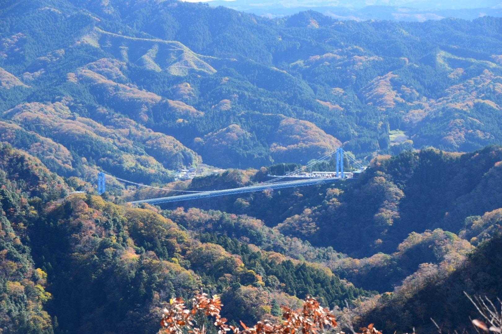 吊橋見えた😃🙌