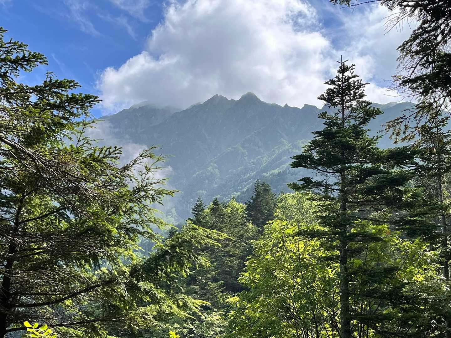 西穂高口駅-西穂丸山-西穂独標 縦走コースの写真