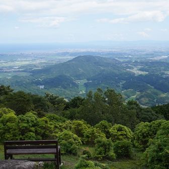 パノラマコースのベンチ