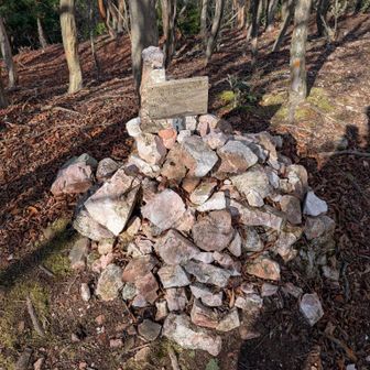 笙ヶ岳東峰に一先に、登ってしまい完全なルートミスでした。10分位ロス。先に笙ヶ岳登ってから東峰に行くべきでした。😂
