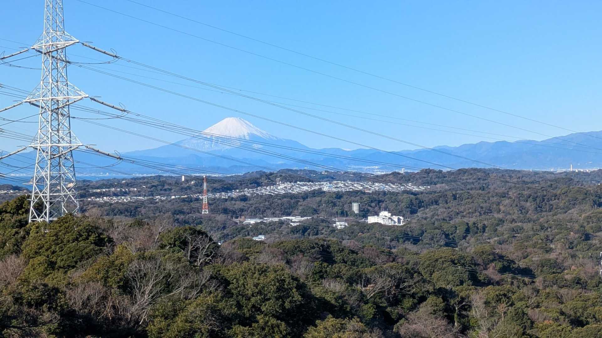 丹沢も見えてるはず