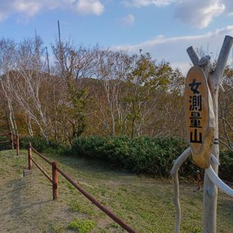 樹間の測量山