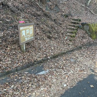 また一旦降り切って次は滝戸山登山口からスタート👊