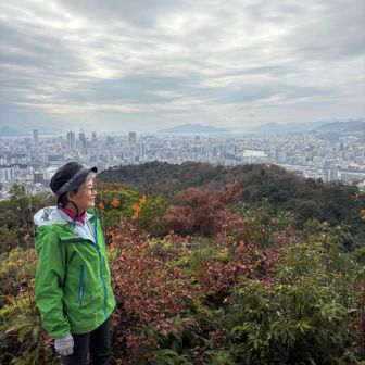 広島市街と正面に宮島
今年の秋は宮島に行けなかった🙄