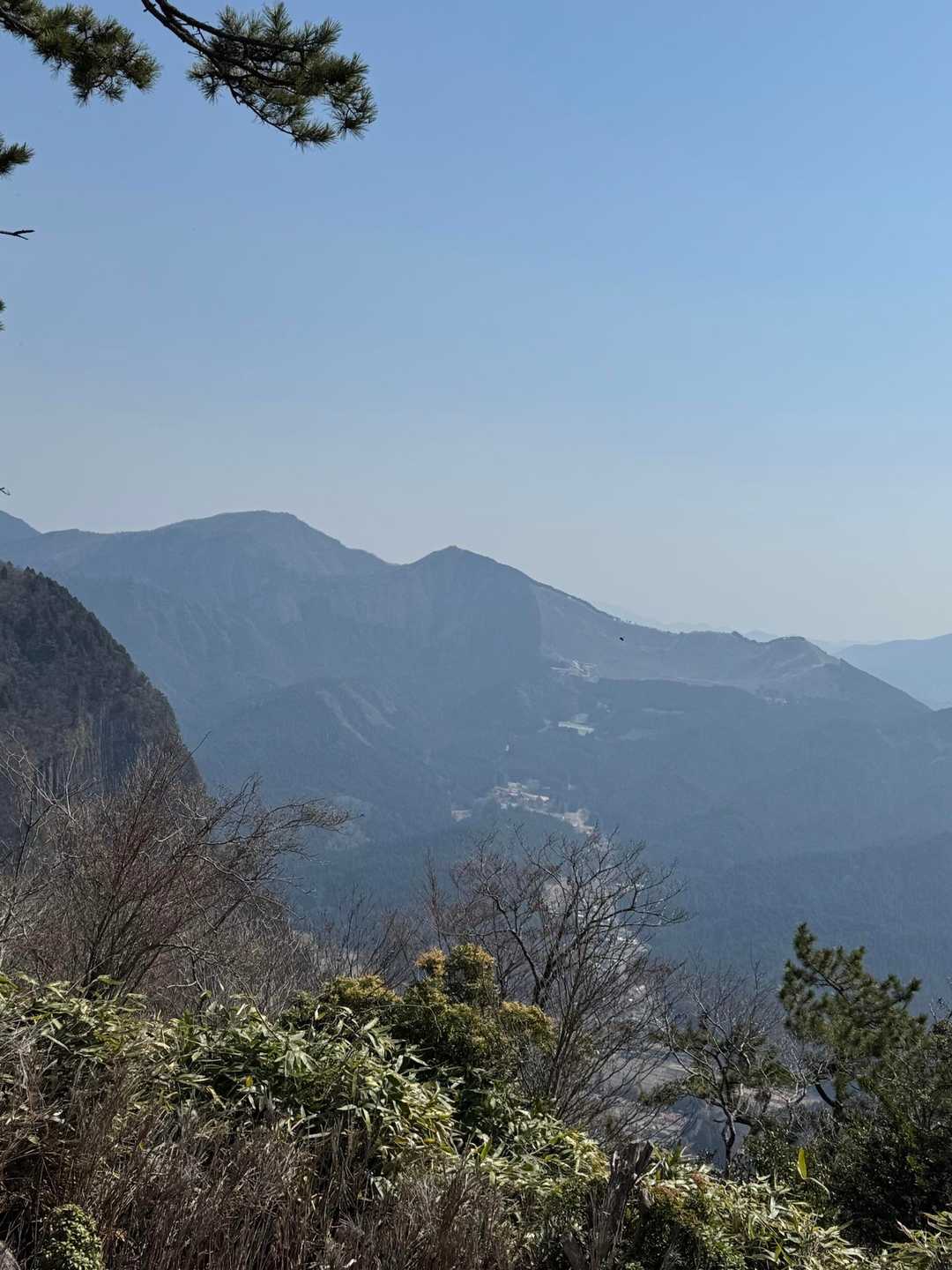 曽爾高原が見えます。