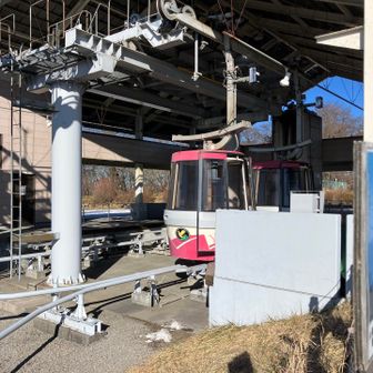 結構小さめのロープウェイ🚡。