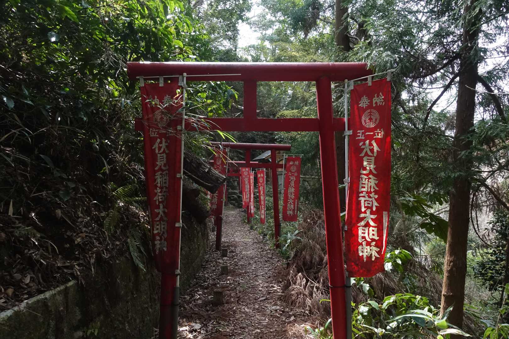 初めて湘南平の伏見稲荷神社へ行ってみました