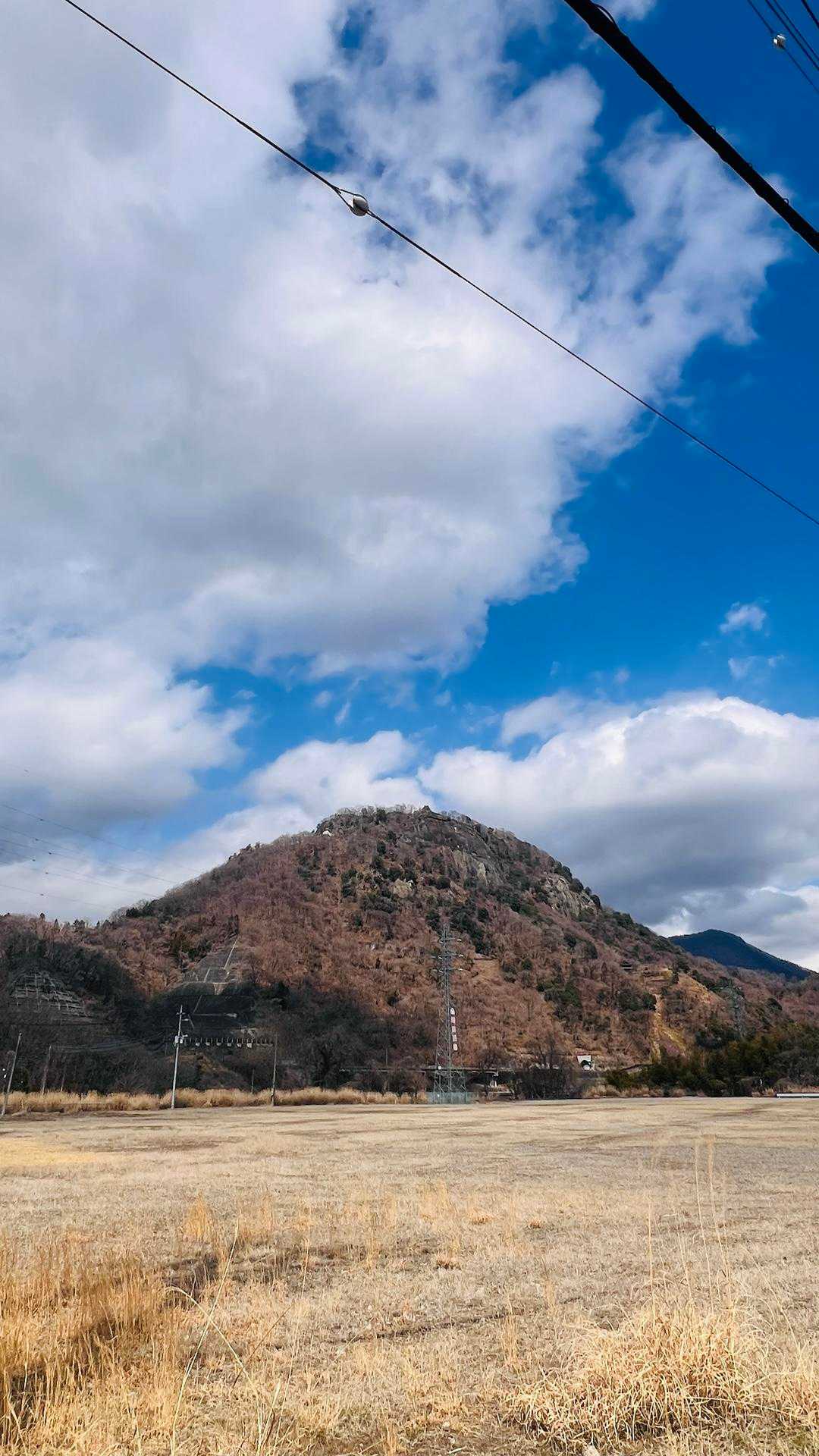 岩殿山全景