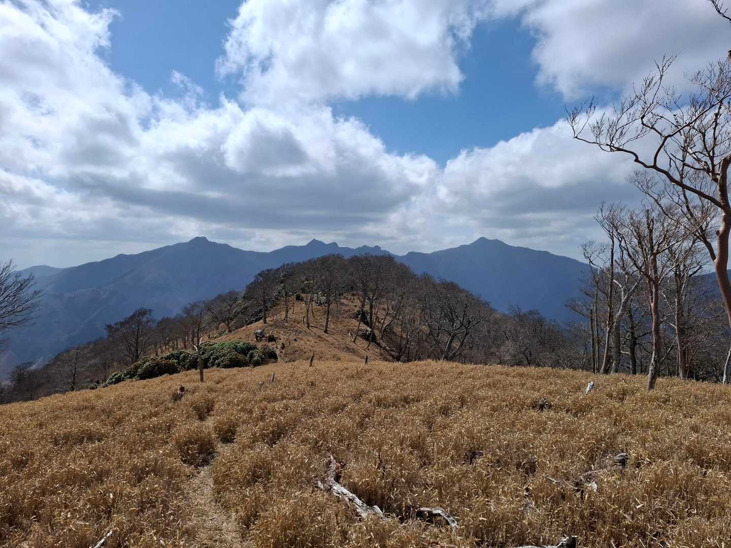 丸山、祖母山、古祖母山