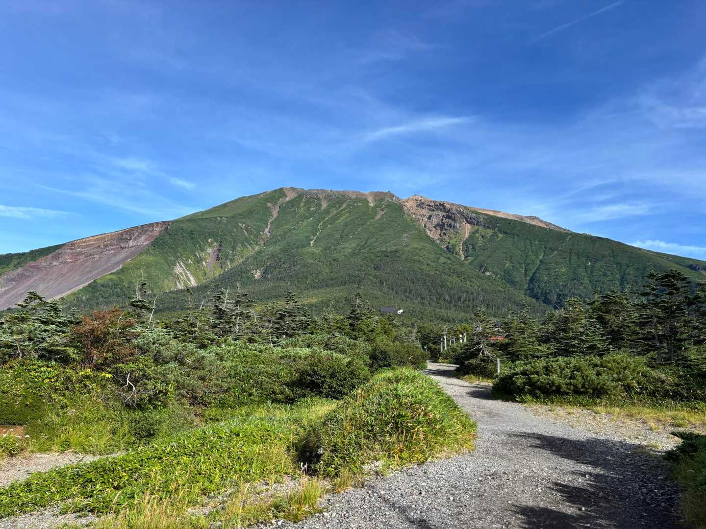 登山口から御嶽山どーん💥