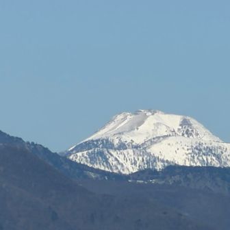 日光白根山もかなりの積雪ですね。