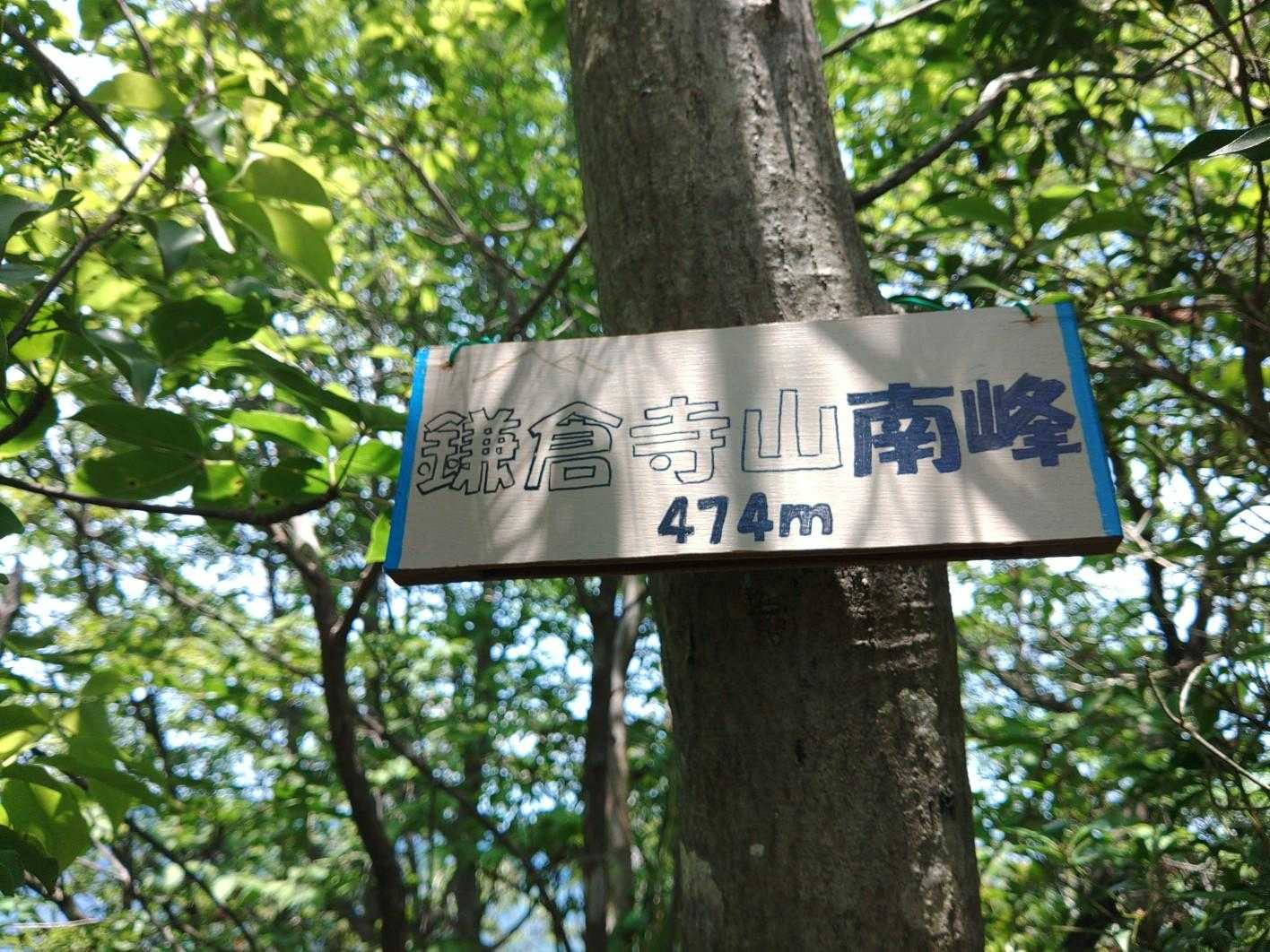 鎌倉寺山南峰⛰️