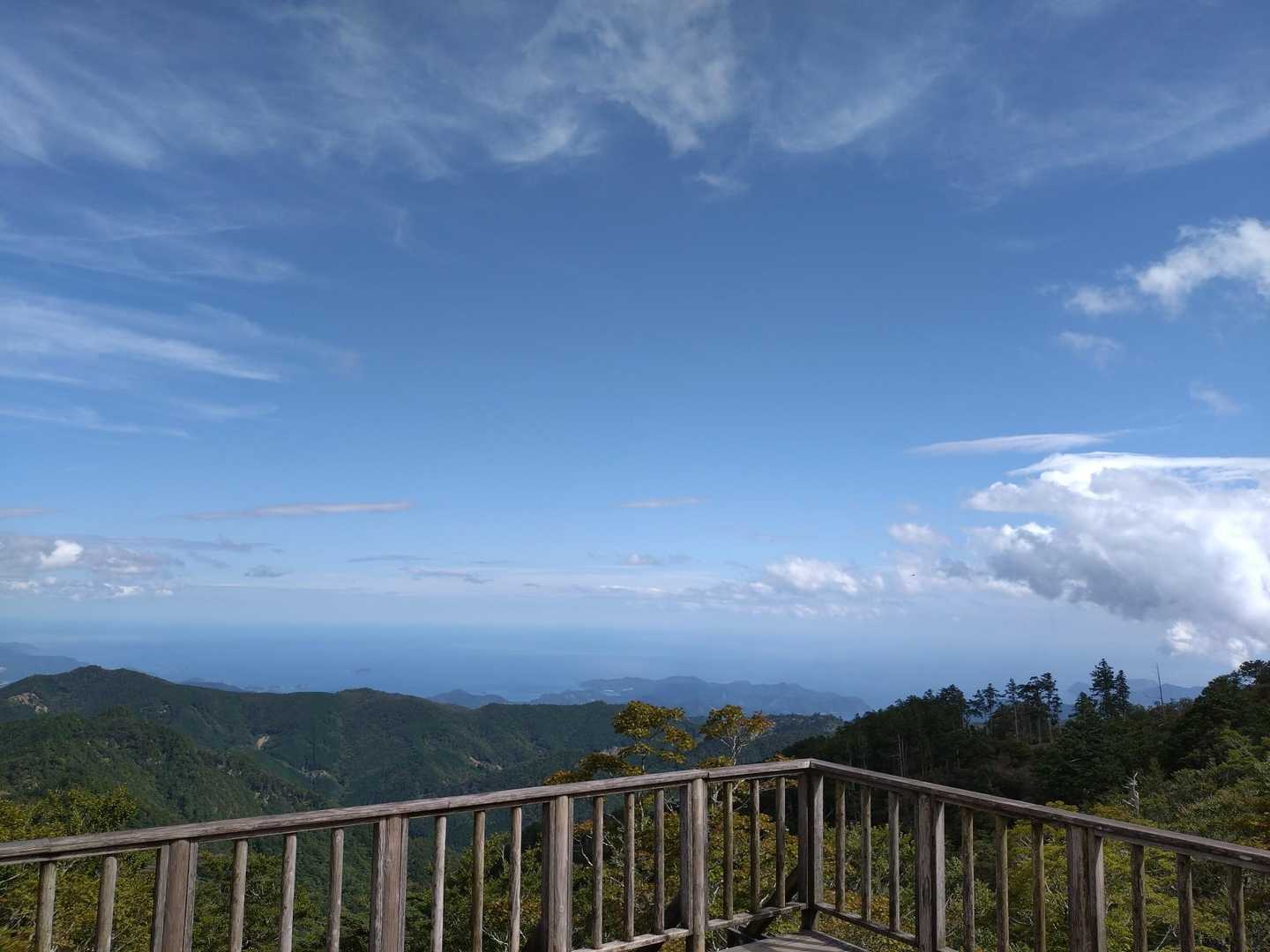海が見えた〜♪