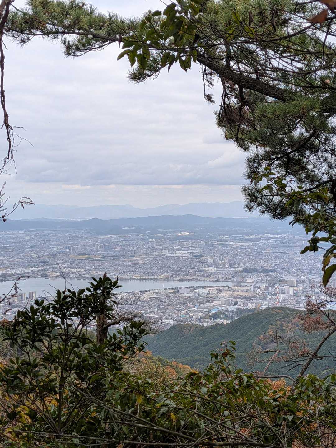 音羽山山頂からの景色👀