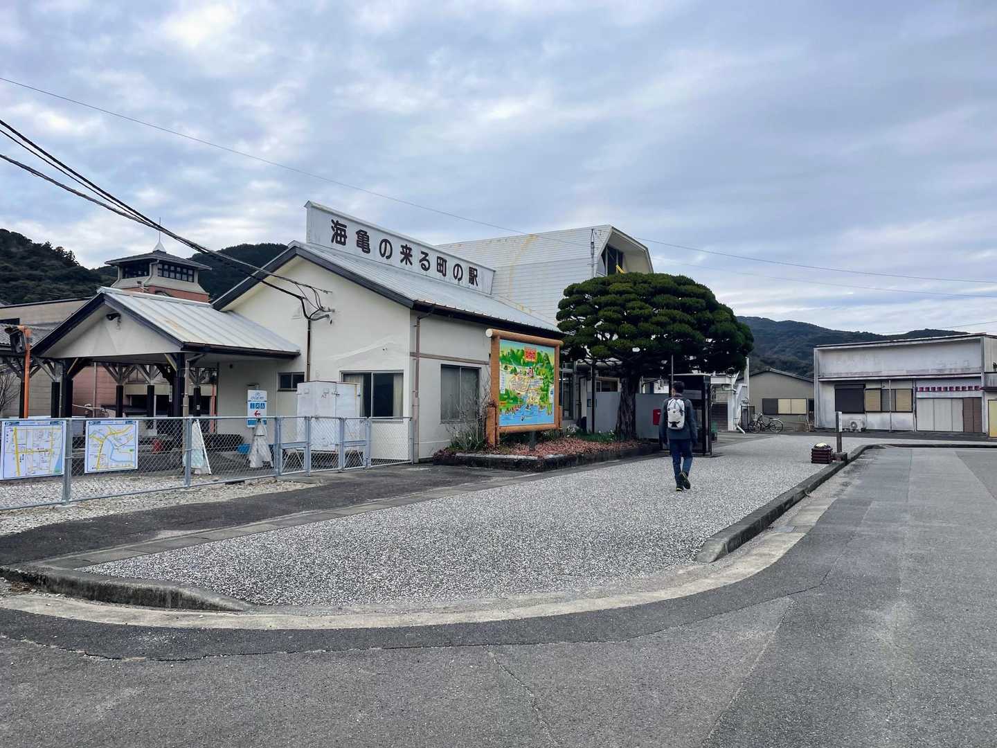 🚩日和佐駅
無事ゴール
お天気が悪くなってきました