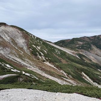 鉢ケ岳と雪倉岳