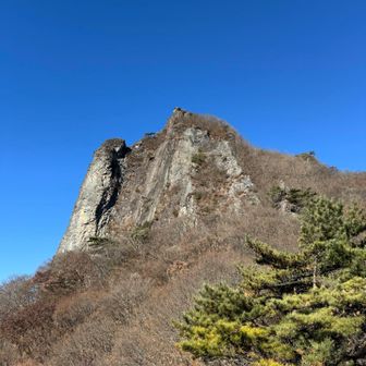 獅子岩が見えてきました