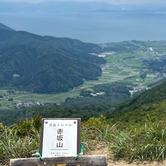 赤坂山に着いた〜🙌⛰️✨