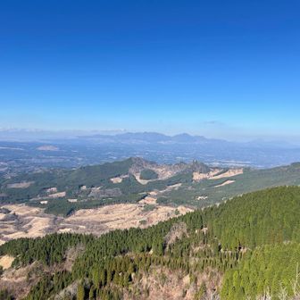 筒ヶ岳から観るくじゅう