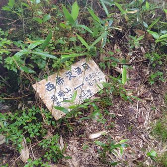 西赤沢源頭