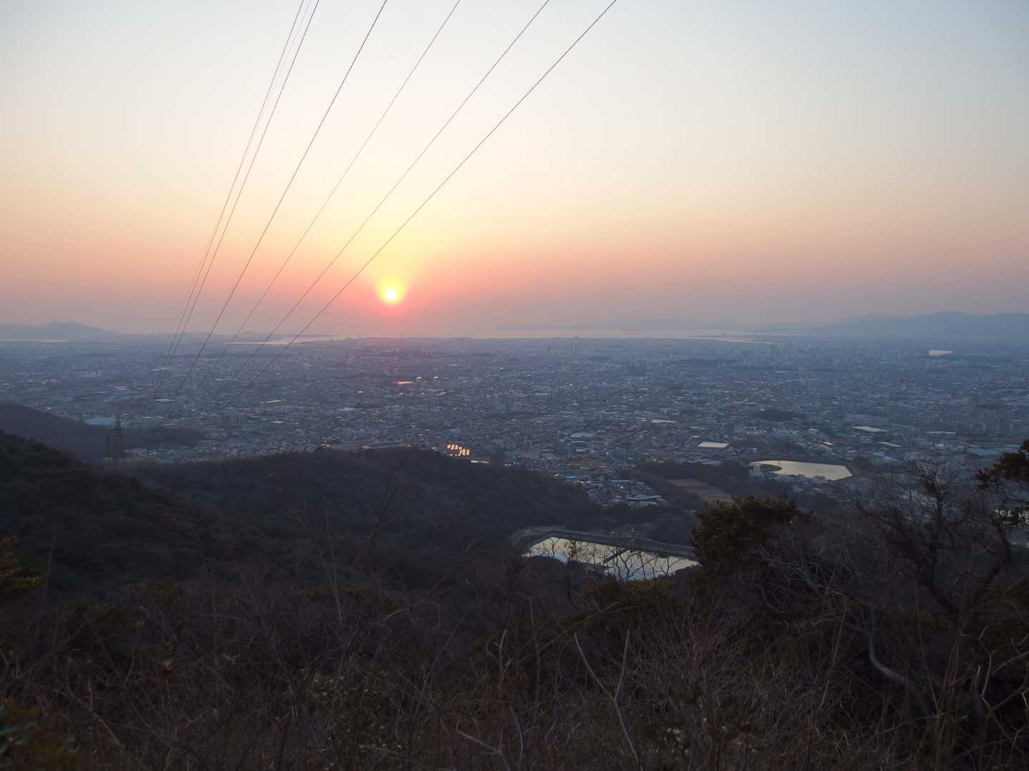二川自然歩道入口-東山-座談山-葦毛湿原-葦毛湿原・岩崎自 縦走コースの写真