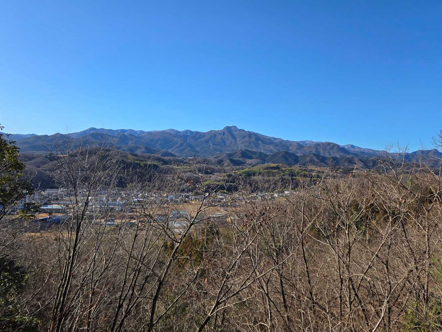 見晴台から、初めて聞きましたが稲含山