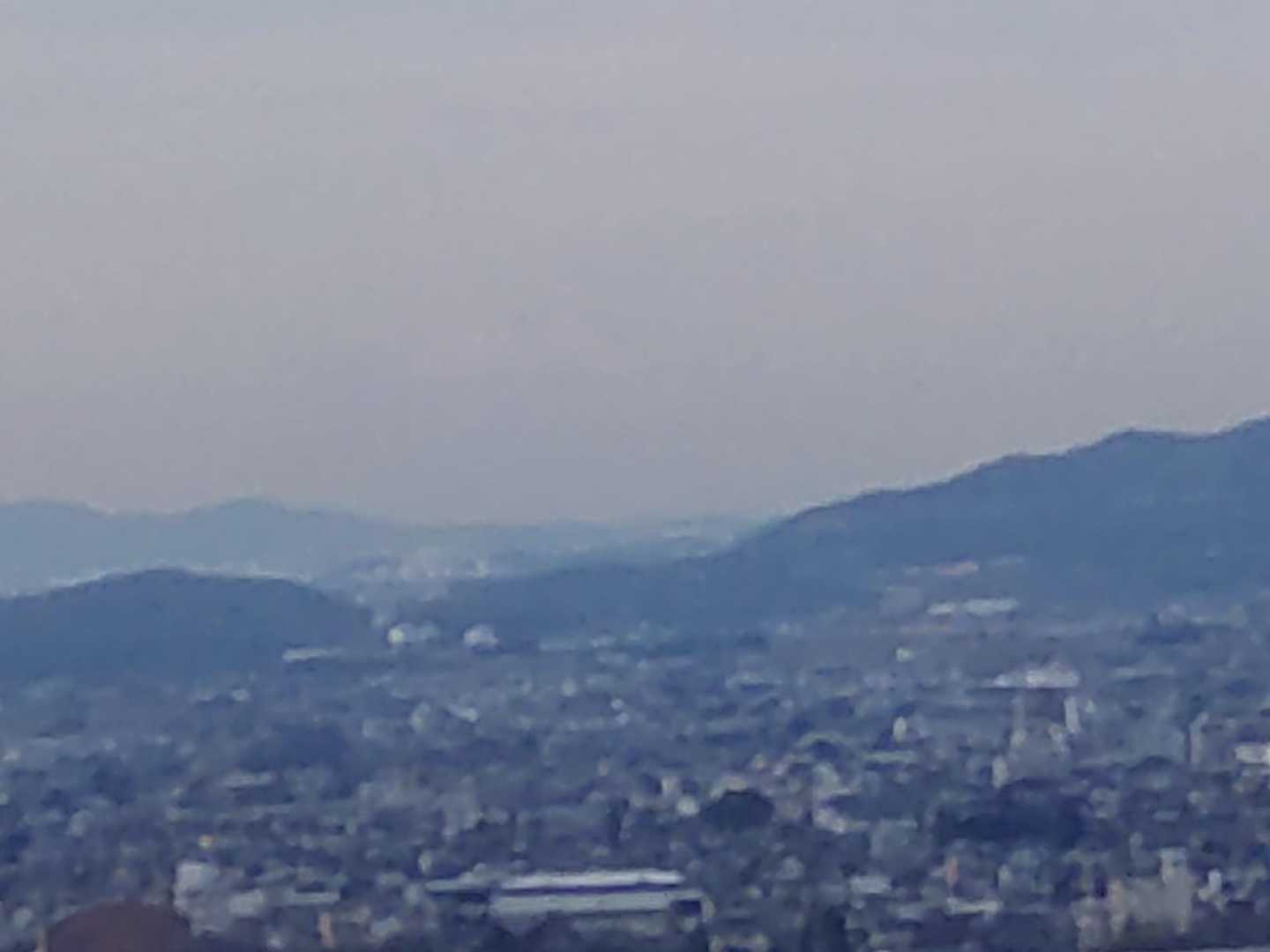 薄っすら富士山🗻