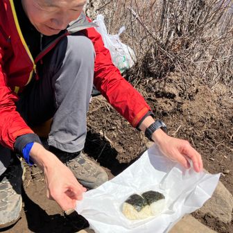 お楽しみのおにぎり